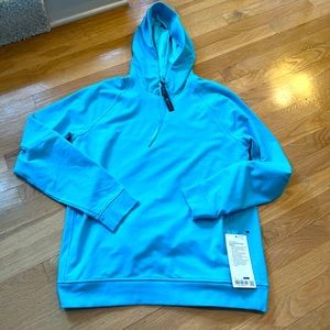 Lululemon City Sweat Pullover Hoodie size mens L— aqua— NWT